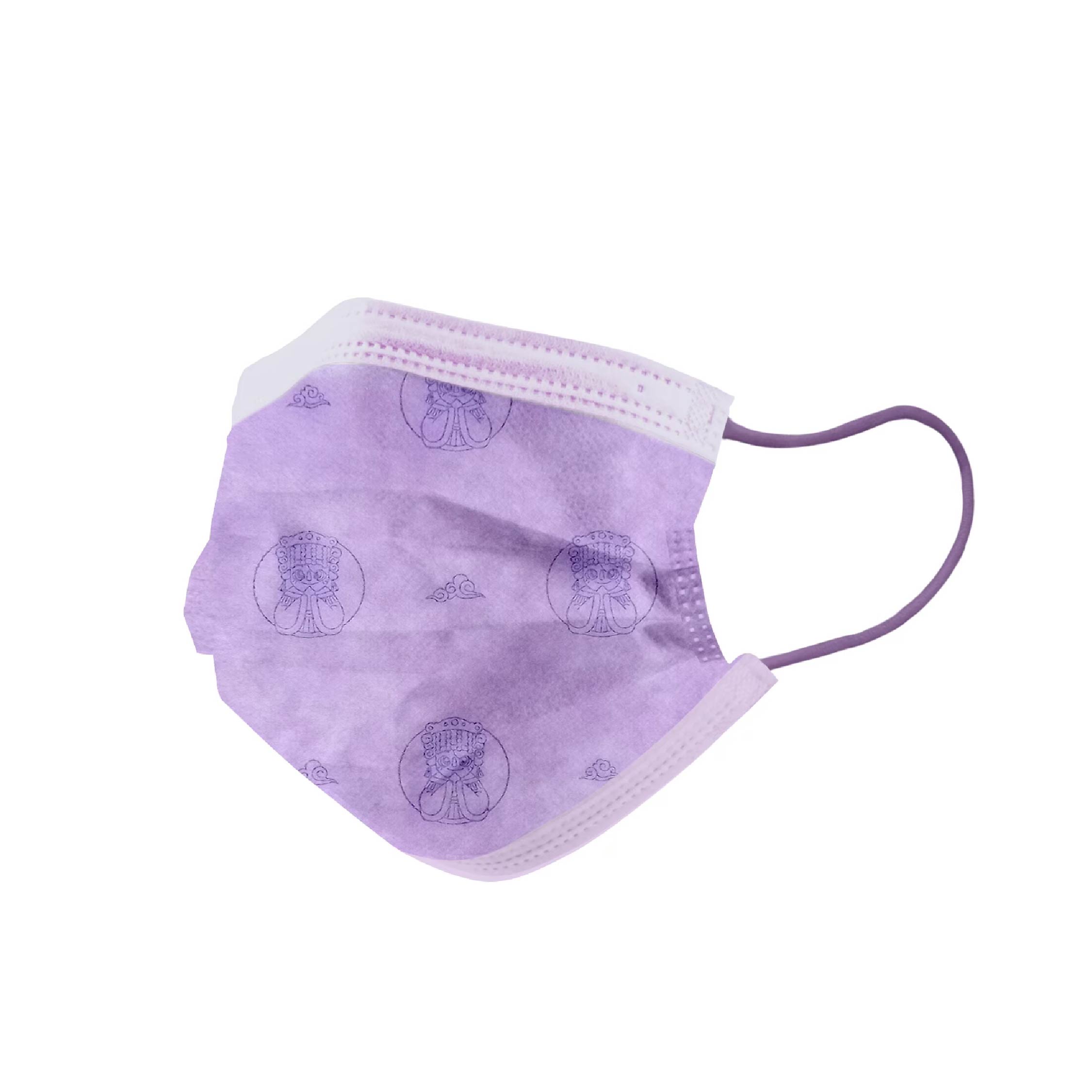 平面成人口罩-紫媽祖