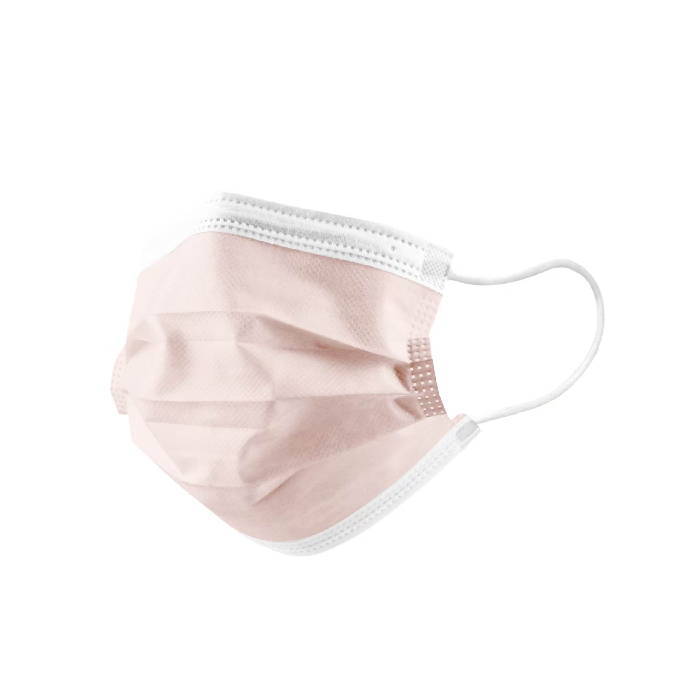 平面成人口罩-玫瑰金