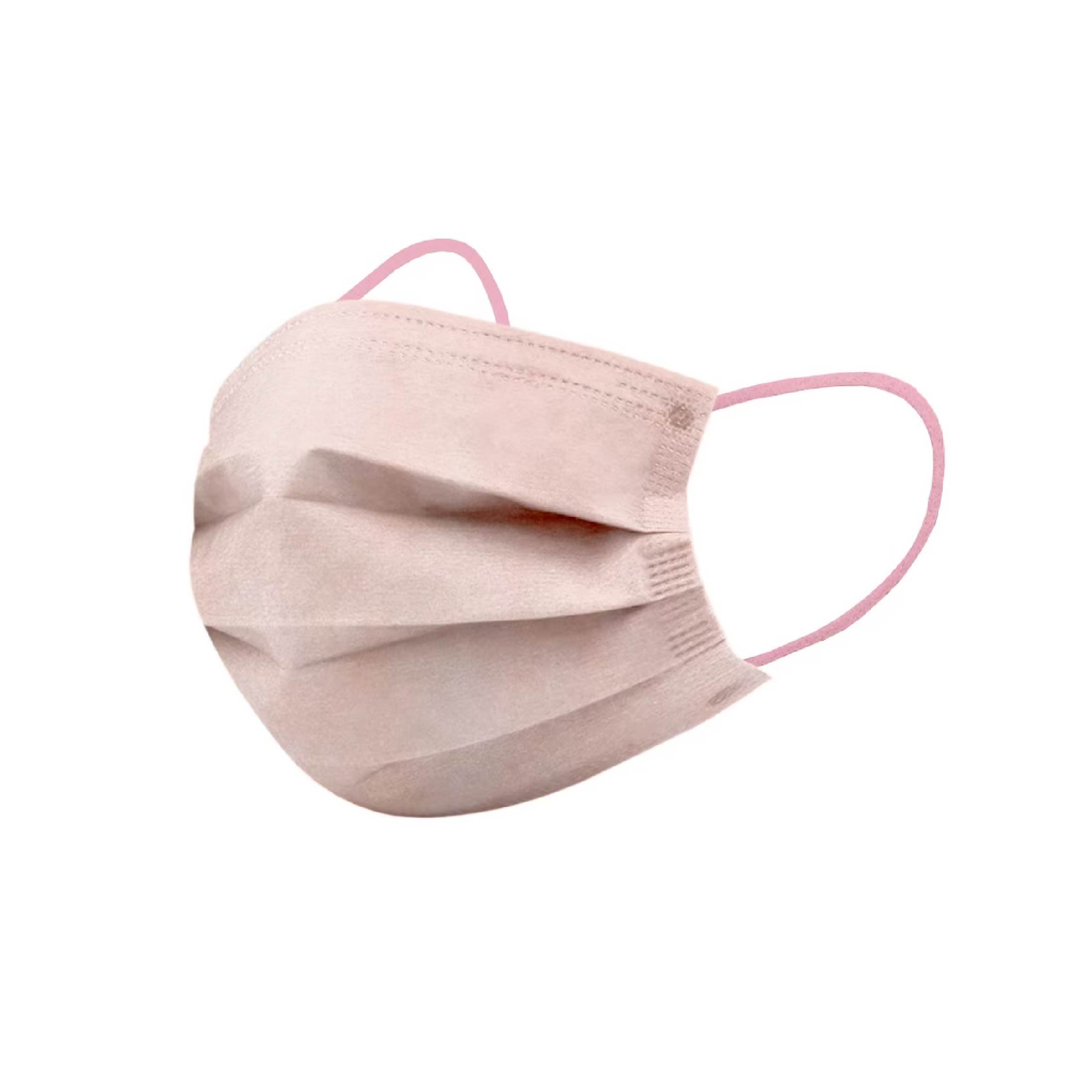 平面成人口罩-嫩粉