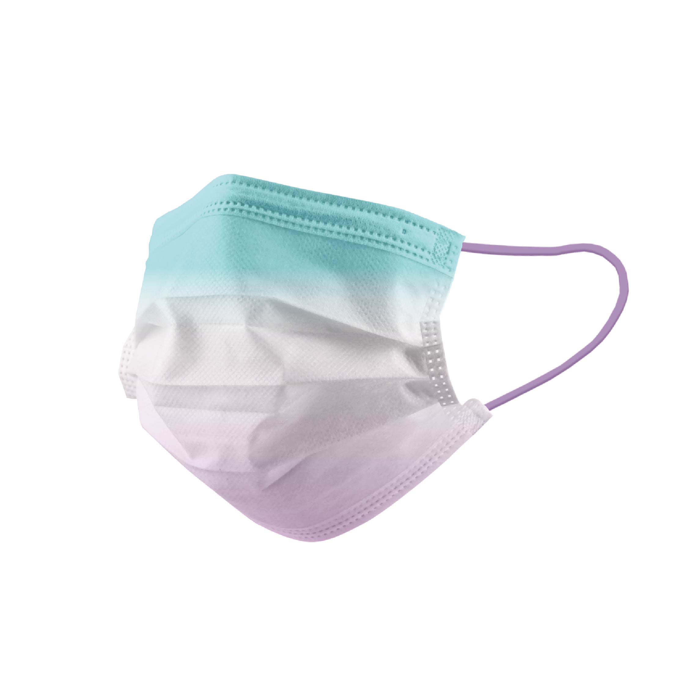 平面成人口罩-藍莓薄荷