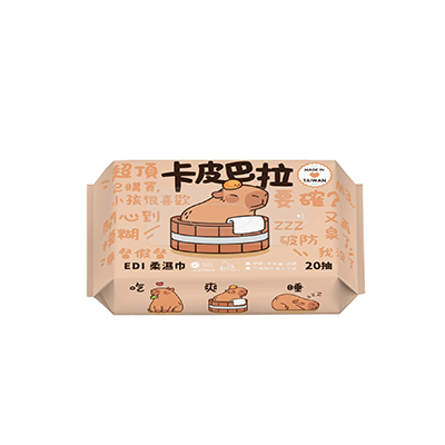 卡皮巴拉EDI超純水柔濕巾-20抽